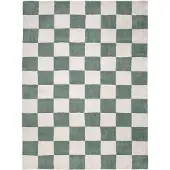 FRAAI Rutig matta | Blox grön hos Volero | 120x170cm | Grön | Rektangel | Inomhusmattor