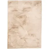 NATURL. Mjukt högpolfärgat matta | Comfy Supreme beige | 230x330cm | Beige | Cotton | Rektangel | Inomhusmattor