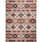 FRAAI Kilim utomhusmatta | Lira Maya hos Volero | 160x230cm | Brun | Rubber (TPR) | Rektangel | Utomhusmattor