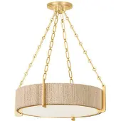 Hudson Valley Lighting Quebec takkrona guld