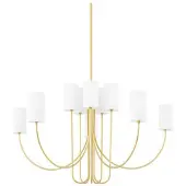 Hudson Valley Lighting Harlem takkrona antik mässing