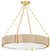 Hudson Valley Lighting Quebec takkrona guld
