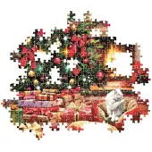 Clementoni Pussel 1000 bitar: Julkollektion – Christmas By The Fire