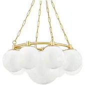 Hudson Valley Lighting Thornwood takkrona antik mässing
