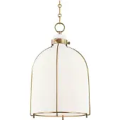 Hudson Valley Lighting Eldridge taklampa antik mässing