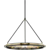 Hudson Valley Lighting Chambers takkrona antik mässing/brons