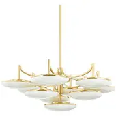 Hudson Valley Lighting Bregman takkrona antik mässing