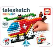 Educa Telesketch Pixel Art City Brädspel