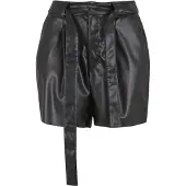 Urban Classics Synthetic Leather Shorts