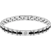 BOSS Double-B-monogram cuff with black trims