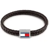 Tommy Hilfiger 3D Flag Leather armband brunt 2790754