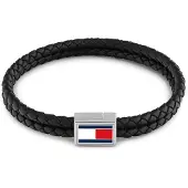 Tommy Hilfiger 3D Flag Leather armband svart 2790755