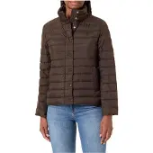 Gant för kvinnor. 4700481 Brun lätt dunjacka (M), Casual, Återvunnen polyester