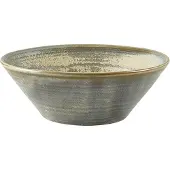 Genware Terra Porcelain Matt Grå Konisk Skål 14 Cm