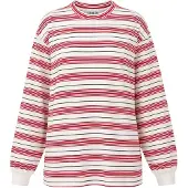 EDITED The Label T-shirt 'Vala' röd / vit