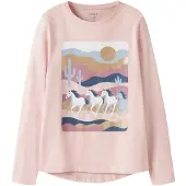 Name it T-shirt 'NKFVIX' ljusblå / guld / rosé / vit