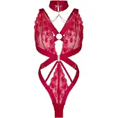 Hunkemoller Body 'Colette' mörkrosa