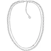 Tommy Hilfiger Stainless Steel Double Chain Necklace