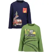 Blue Seven T-shirt marinblå / kiwi