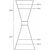 Urban Bar Herr Slim Jigger 10/45 Ml -