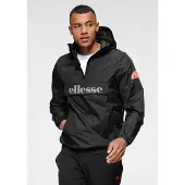 Ellesse Övergångsjacka 'Acera' ljusgrå / röd / svart