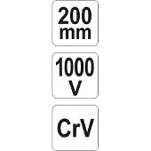 YATO Kombinationstång YT-21153; 200 mm; 1000 V