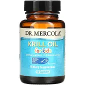 Dr. Mercola , Krillolja för barn, 60 kapslar