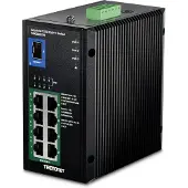Trendnet 9-portars Industrial 2.5G din-Rail PoE++ -switch w SFP+