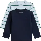 Tommy Hilfiger 2 Pack Stripe Long Sleeve T-Shirts