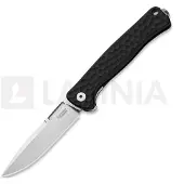 Lionsteel Emmet - MagnaCut S/W - Solid Alu fällkniv, svart