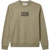 Calvin Klein Jeans Sweatshirt mörkbeige / svart