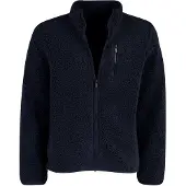 New zealand auckland NZA Cardigan med Dragkedja Oreti Poar Feece Marinbå Bå Mörkbå Storek