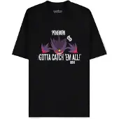 Difuzed Pokémon Mega Gengar T-shirt Med Korta ärmar
