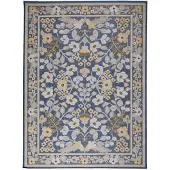 De Onlinewinkelier b.v. Utomhusmatta | Bloom Oriental blå hos Volero | 140x200cm | Blå | Rektangel | Utomhusmattor