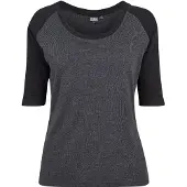 Urban Classics Raglan T-shirt Brun M Kvinna