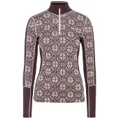 Kari Traa Women's Anna Half Zip Cocoa Powder