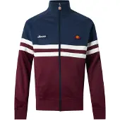 Ellesse Sweatjacka 'Rimini' marinblå / burgunder / vit