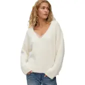 Vero Moda Berry Lace Tröja Med V-ringning