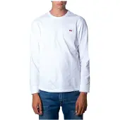 Levi's T-shirt 'LS Housemark Tee' vit