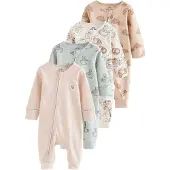 Next Pyjamas beige / pastellblå / pastellrosa / vit