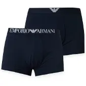 Emporio Armani Boxershorts marinblå / vit