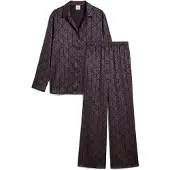 Calvin Klein Jacquard Pyjama Set Minimalist Satin
