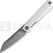 Bestechman Curvee - Grey PVD - G10 fällkniv, vit