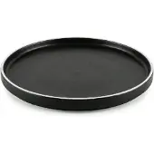 Barlife Tallrik 25 Cm. Svart/vit