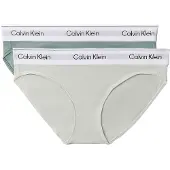 Calvin Klein 2 Pack Bikini Briefs Icon Cotton Modal