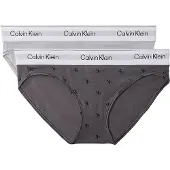 Calvin Klein 2 Pack Bikini Briefs Icon Cotton Modal