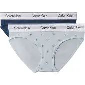 Calvin Klein 2 Pack Bikini Briefs Icon Cotton Modal