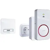 M-E Modern-Electronics 41152 Trådlös gong Komplett set Belyst