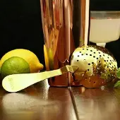 Urban Bar Forgylt Julep Strainer -