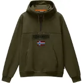 Napapijri Sweatshirt 'BURGEE 2.0' blå / oliv / mörkröd / svart